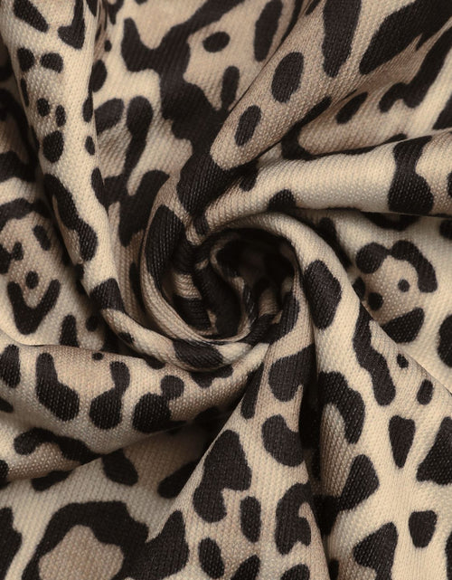 Load image into Gallery viewer, Perfee Leopard Open Front Long Sleeve Jacket
