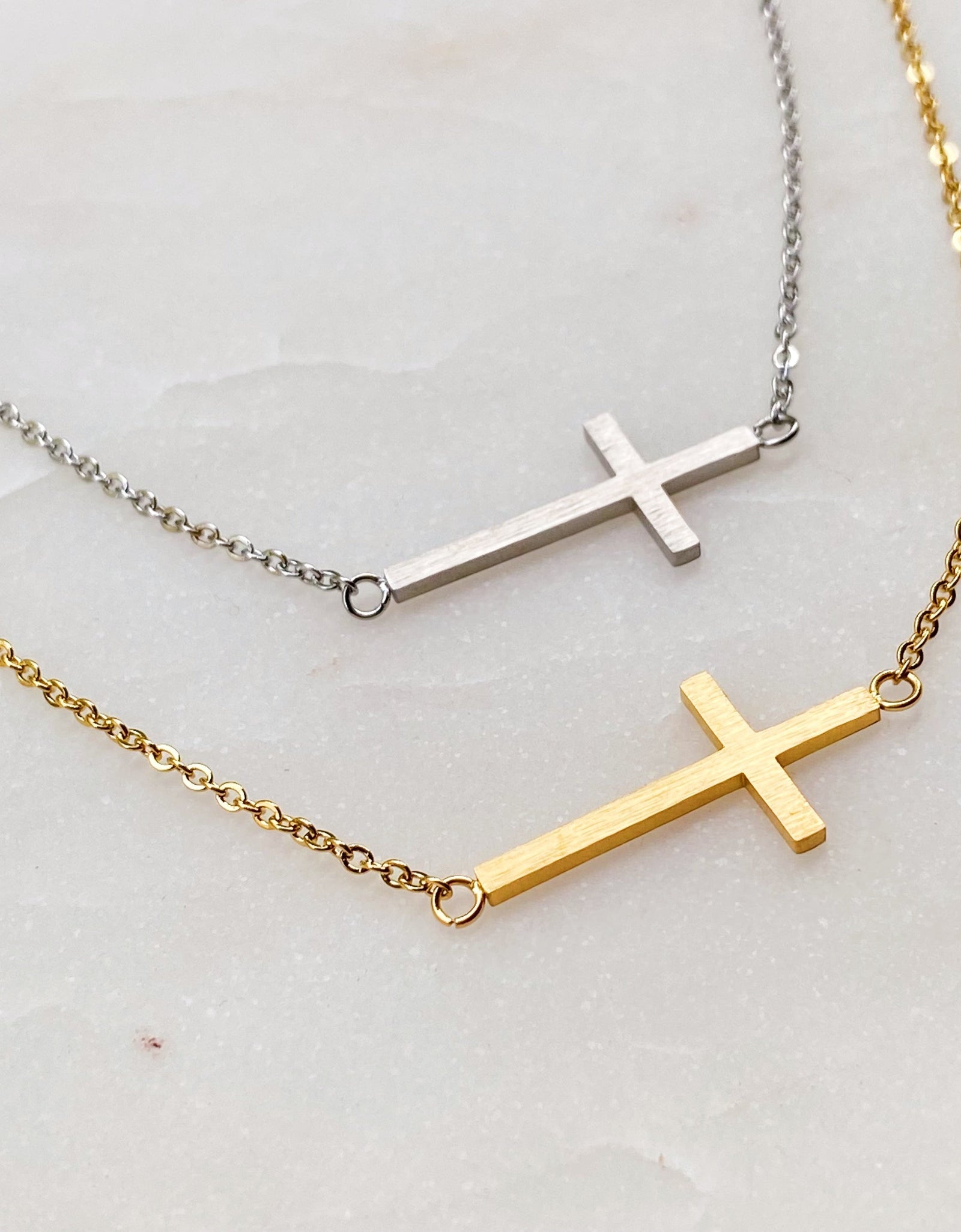 Kayla Cross Necklace by Ellisonyoung.com