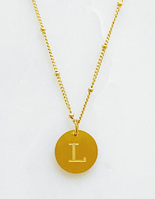 Load image into Gallery viewer, Ellison + Young: Singular Charm Initial Necklace by Ellisonyoung.com
