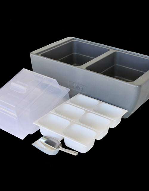 Load image into Gallery viewer, REVO Dubler Cooler | Metallic Gray | Insulated Party Cooler by REVO COOLERS, LLC
