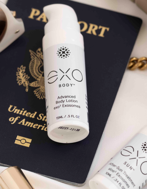 Load image into Gallery viewer, EXO BODY™ - Advanced Body Lotion - Travel Size, 4 bottles - 15ML / .5 fl oz (x4) by Exoceuticals
