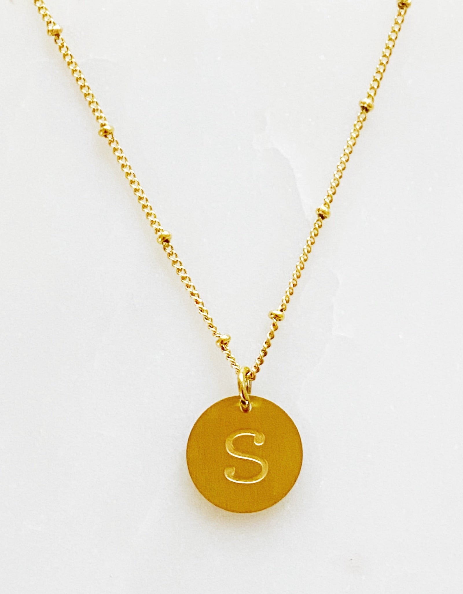 Ellison + Young: Singular Charm Initial Necklace by Ellisonyoung.com