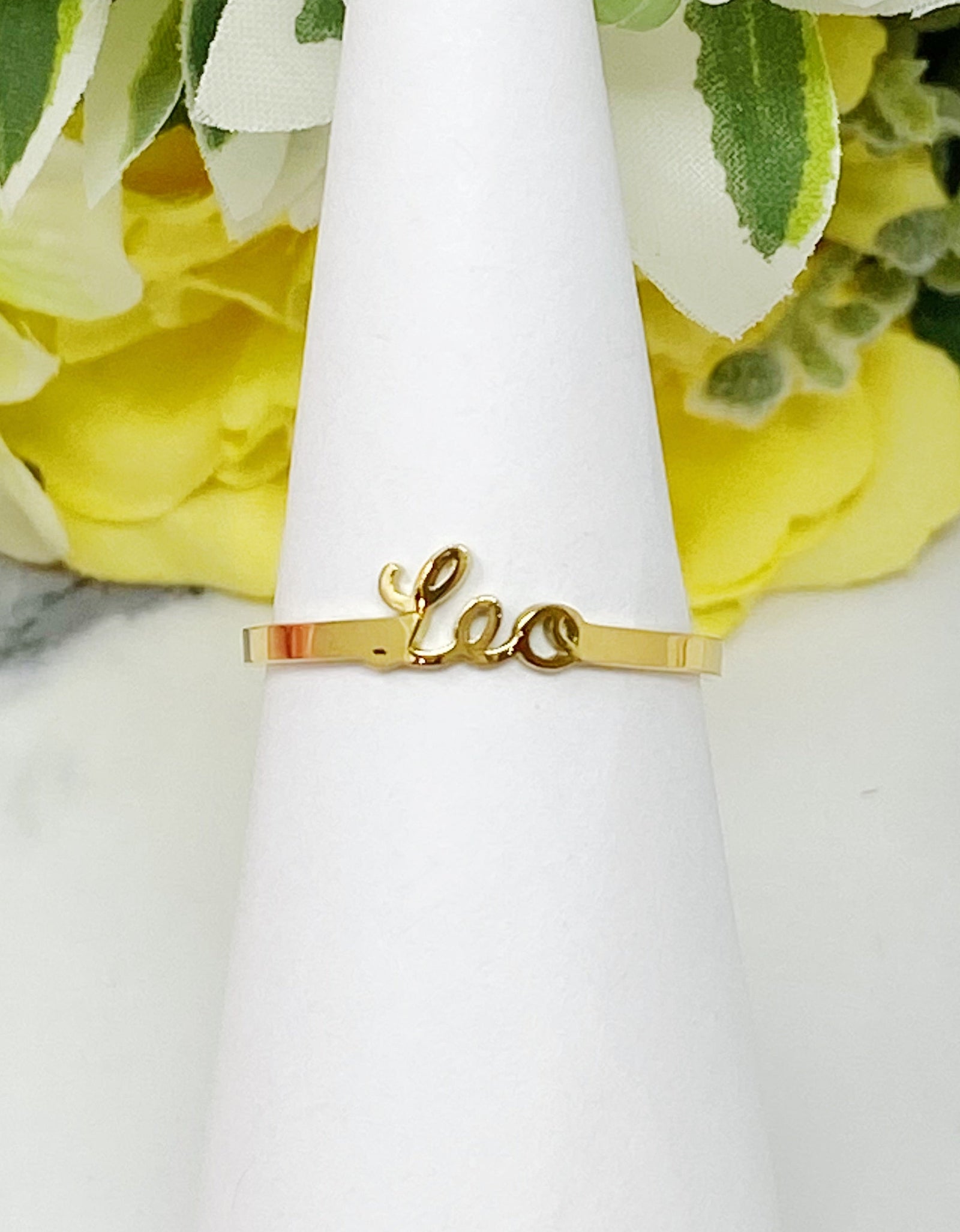 Scripted Zodiac Ring by Ellisonyoung.com