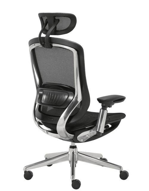 Load image into Gallery viewer, CeliniChair Executive Mesh Ergonomic Office Chair by EFFDESK - Black by Level Up Desks
