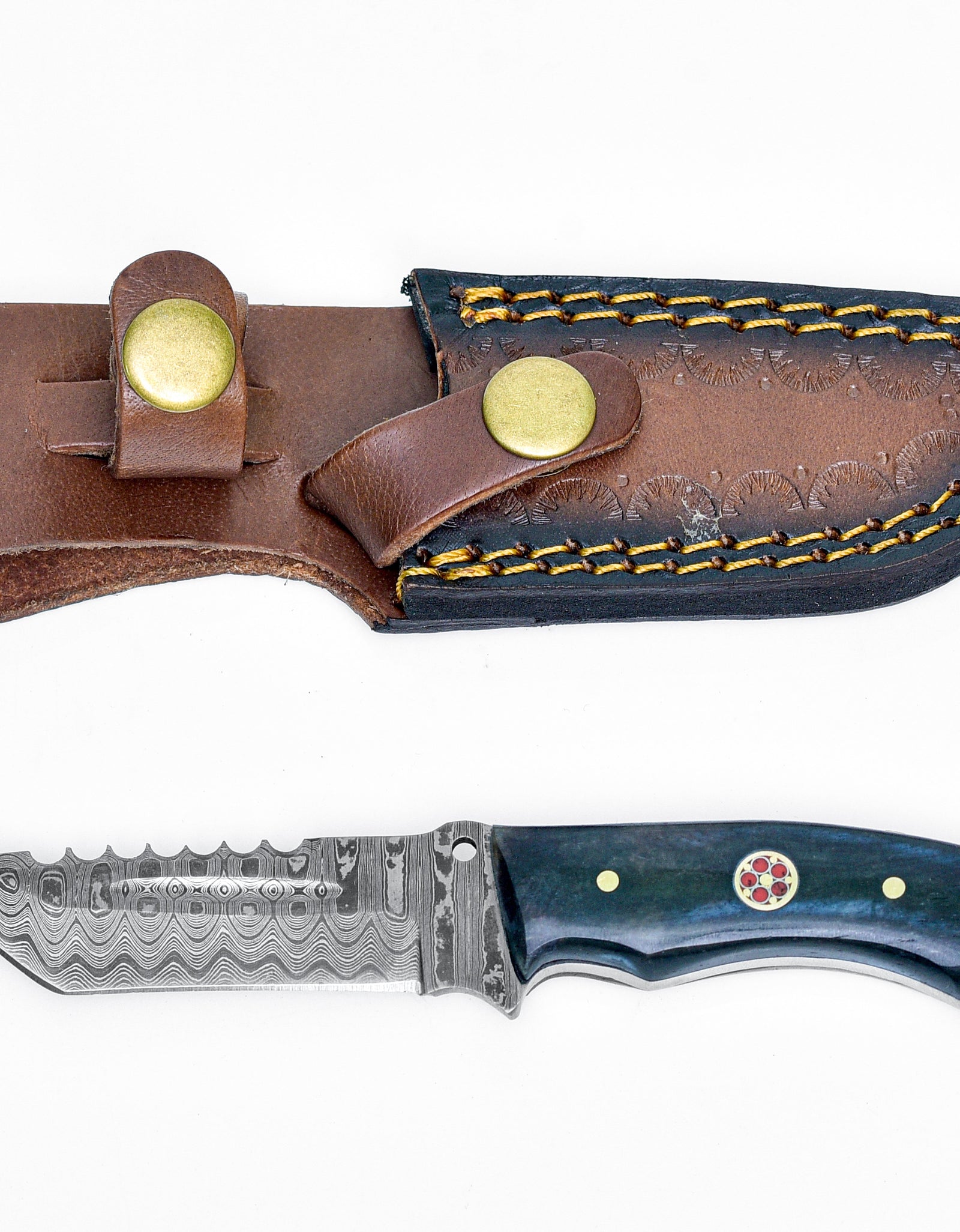 Damascus Steel EDC Style Tanto Compacto TD-39xs by Titan International Knives