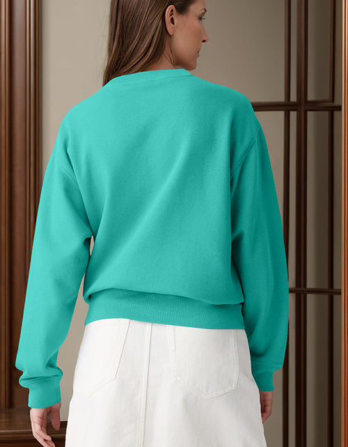 Load image into Gallery viewer, Round Neck Long Sleeve Sweatshirt
