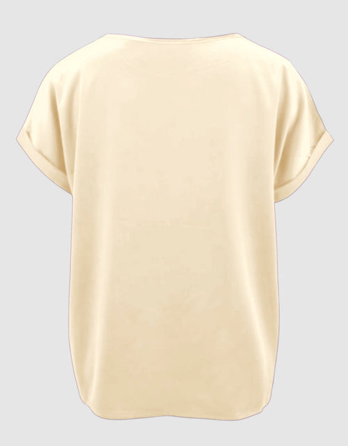 Load image into Gallery viewer, Round Neck Short Sleeve T-Shirt
