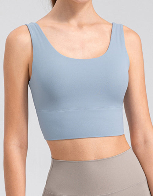 Load image into Gallery viewer, Scoop Neck Wide Strap Active Tank
