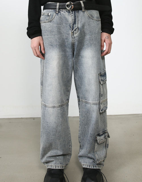 Load image into Gallery viewer, Men's Mid Rise Baggy Jeans
