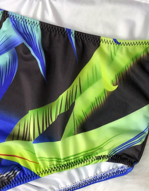 Load image into Gallery viewer, Printed Halter Neck One-Piece Swimwear
