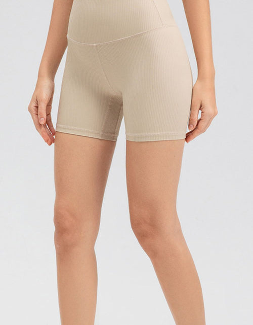 Load image into Gallery viewer, Wide Waistband Slim Fit Sports Shorts
