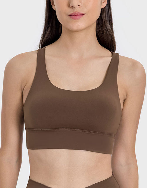 Load image into Gallery viewer, Millennia Crisscross Scoop Neck Active Tank
