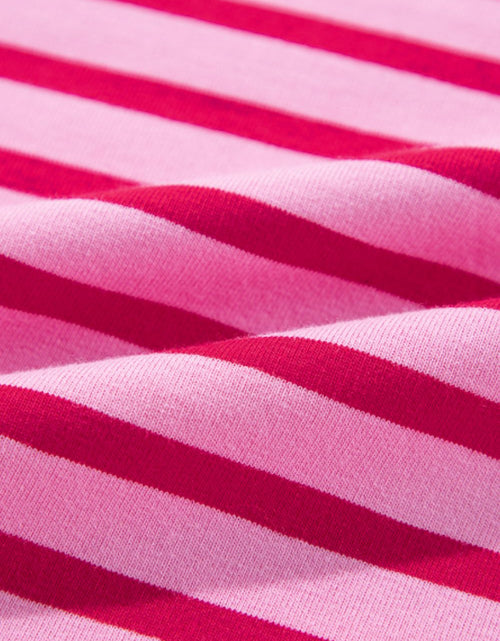 Load image into Gallery viewer, Striped Round Neck Long Sleeve Sweatshirt
