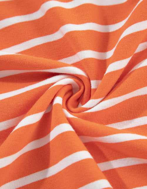 Load image into Gallery viewer, Striped Johnny Collar Long Sleeve Sweatshirt
