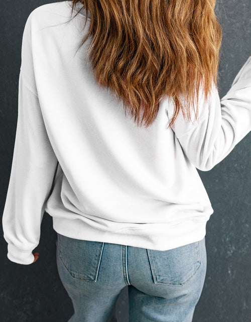 Load image into Gallery viewer, Pumpkin Graphic Long Sleeve Sweatshirt
