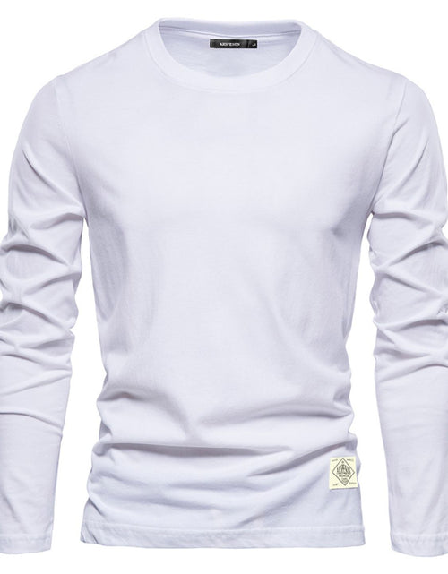 Load image into Gallery viewer, Men's Round Neck Long Sleeve T-Shirt
