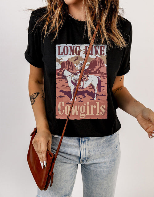 Load image into Gallery viewer, LONG LIVE COWGIRLS Graphic Tee
