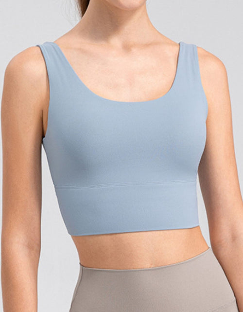 Load image into Gallery viewer, Scoop Neck Wide Strap Active Tank
