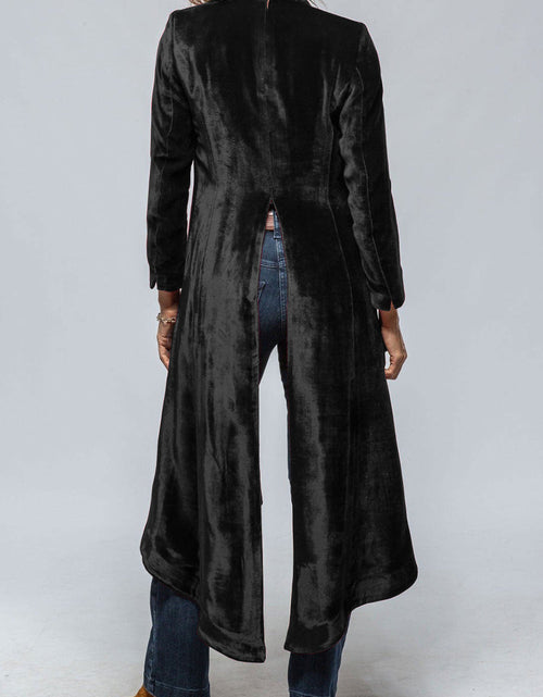 Load image into Gallery viewer, Slit Back Open Front Cardigan
