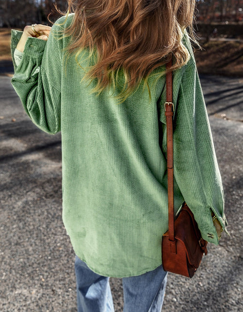 Load image into Gallery viewer, Button Up Long Sleeve Jacket
