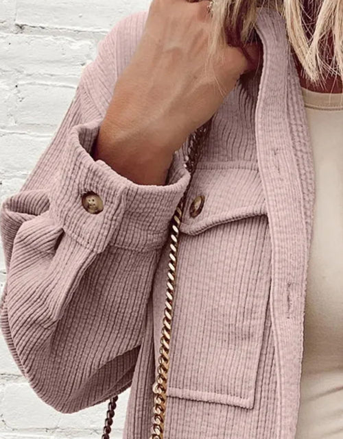 Load image into Gallery viewer, Pocketed Button Up Dropped Shoulder Shacket
