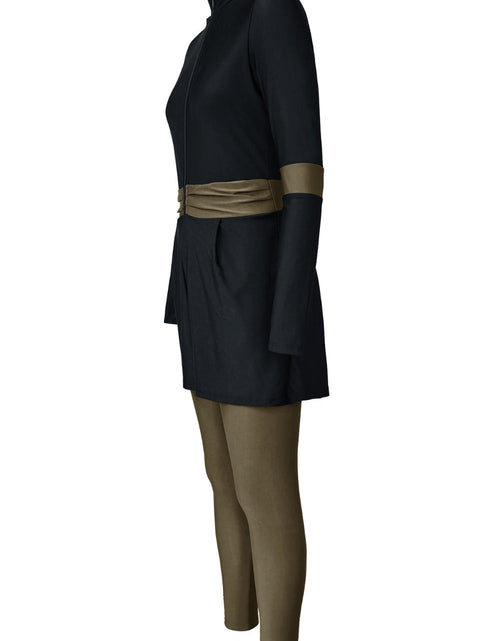 Load image into Gallery viewer, Zip Up Long Sleeve One-Piece Swimwear
