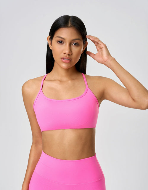 Load image into Gallery viewer, Millennia Crisscross Back Scoop Neck Active Cami with Detachable Chest Pads
