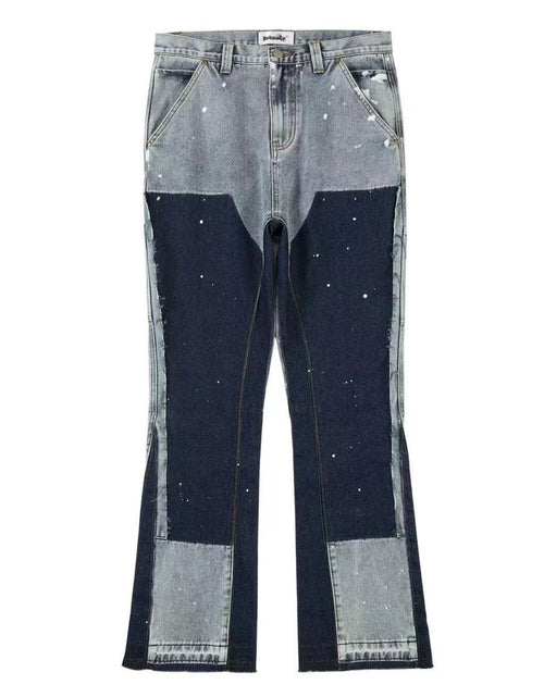 Load image into Gallery viewer, Men's Contrast Washed Bootcut Jeans
