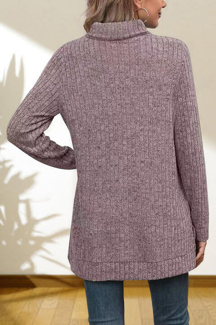 Load image into Gallery viewer, Turtleneck High Low Top
