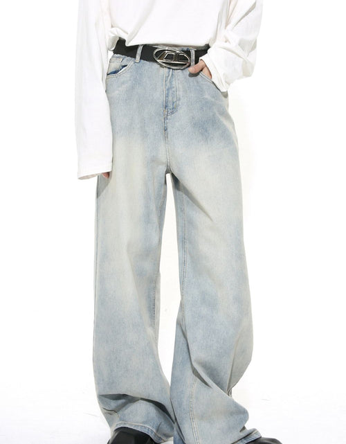 Load image into Gallery viewer, Washed Straight Leg Jeans
