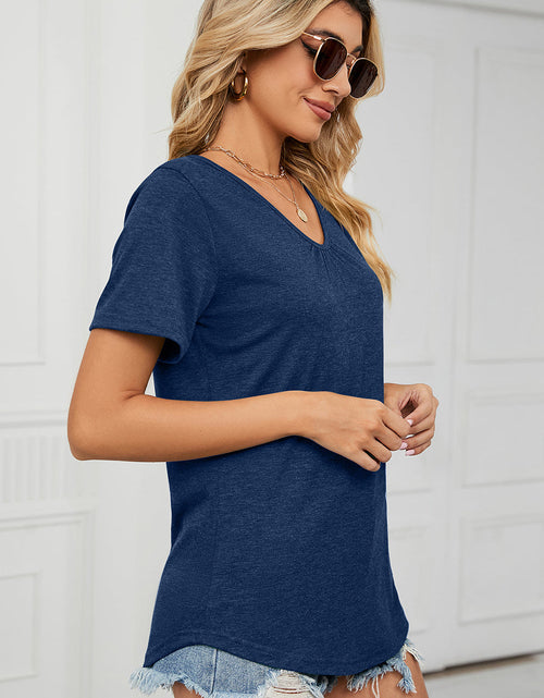 Load image into Gallery viewer, V-Neck Short Sleeve T-Shirt
