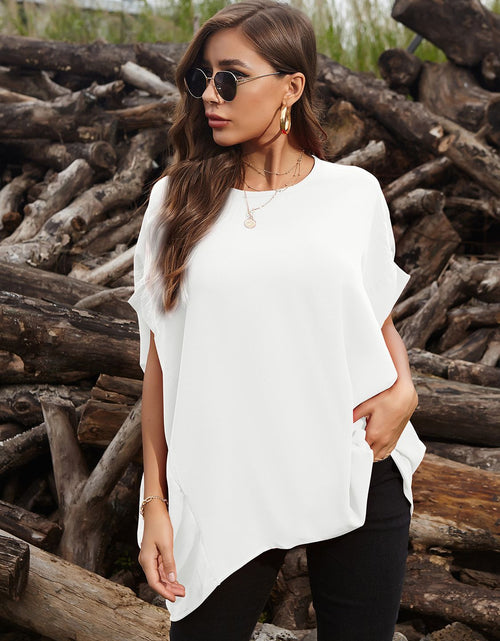 Load image into Gallery viewer, Perfee Round Neck Short Sleeve T-Shirt
