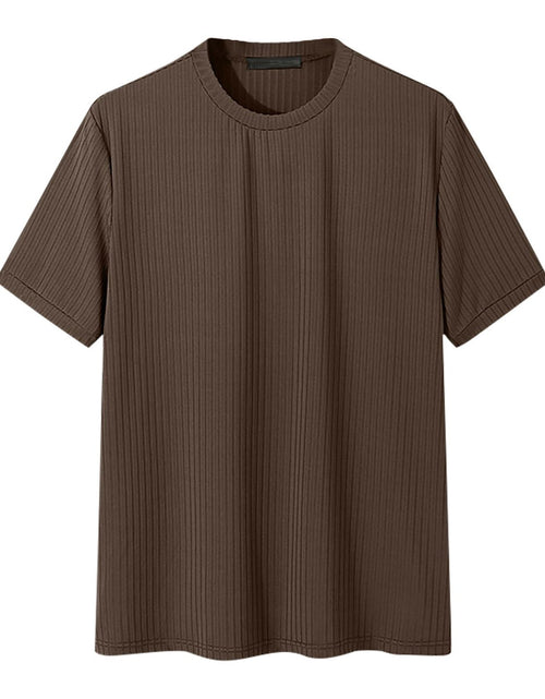 Load image into Gallery viewer, Men's Full Size Round Neck Short Sleeve T-Shirt Plus Size
