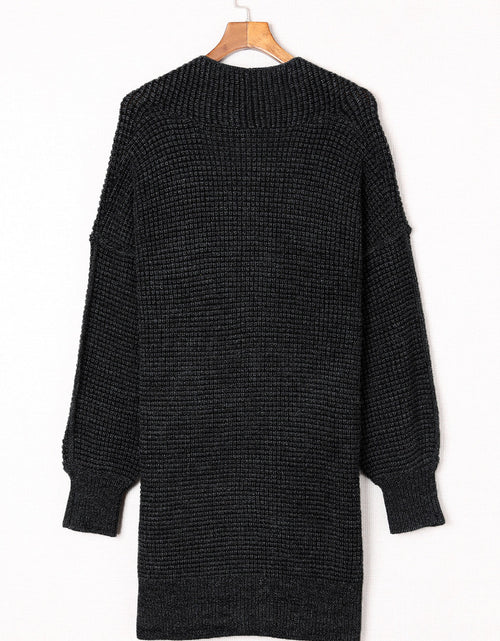 Load image into Gallery viewer, Woven Right Heathered Open Front Longline Cardigan
