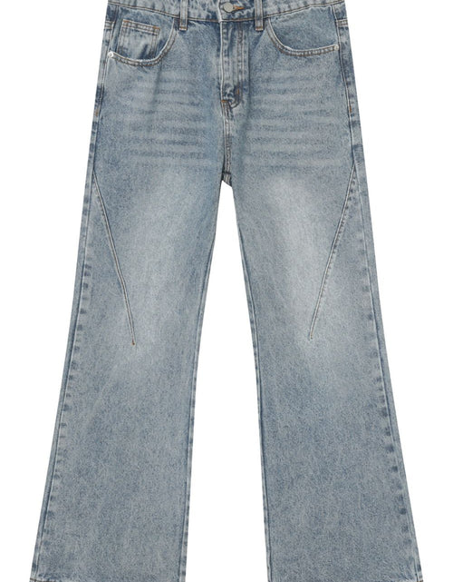 Load image into Gallery viewer, Washed Bootcut Men's Jeans with Pockets
