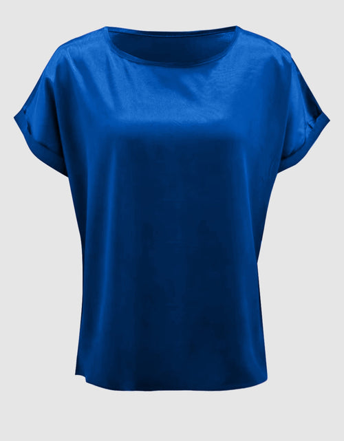 Load image into Gallery viewer, Round Neck Short Sleeve T-Shirt
