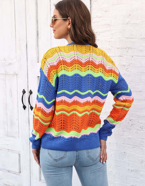 Load image into Gallery viewer, Open Front Openwork Cardigan
