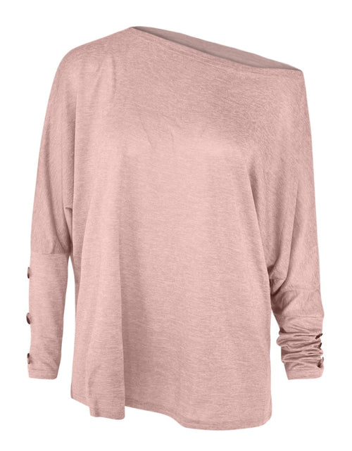Load image into Gallery viewer, One Shoulder Long Sleeve T-Shirt
