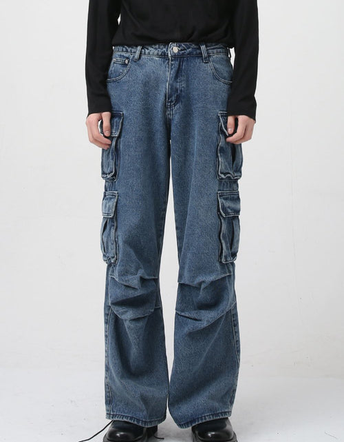 Load image into Gallery viewer, Jeans with Cargo Pockets
