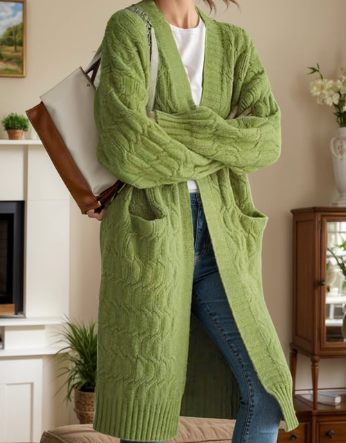 Load image into Gallery viewer, Open Front Long Sleeve Cardigan
