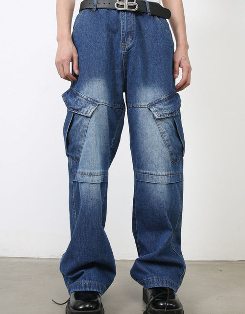 Load image into Gallery viewer, Men's Baggy Jeans with Pockets
