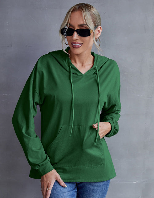 Load image into Gallery viewer, Ivy Lane Drawstring Pocketed Dropped Shoulder Hoodie
