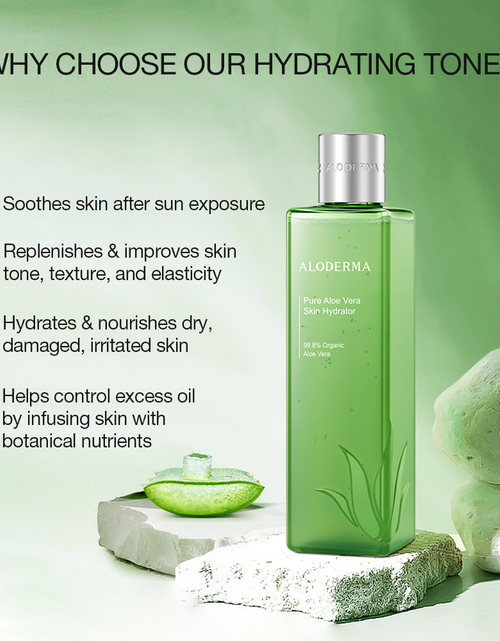 Load image into Gallery viewer, Pure Aloe Vera Skin Hydrator - 99.8% Organic Aloe by ALODERMA
