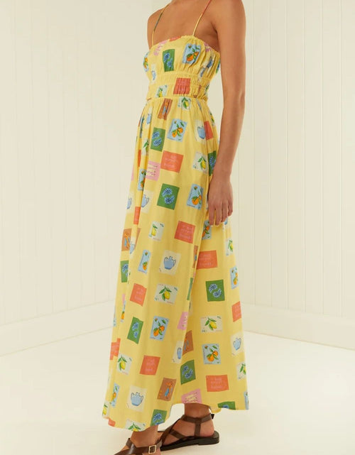 Load image into Gallery viewer, Printed Square Neck Maxi Cami Dress

