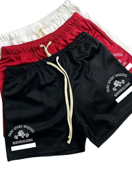 Load image into Gallery viewer, Men's Plus Size Graphic Drawstring Active Shorts
