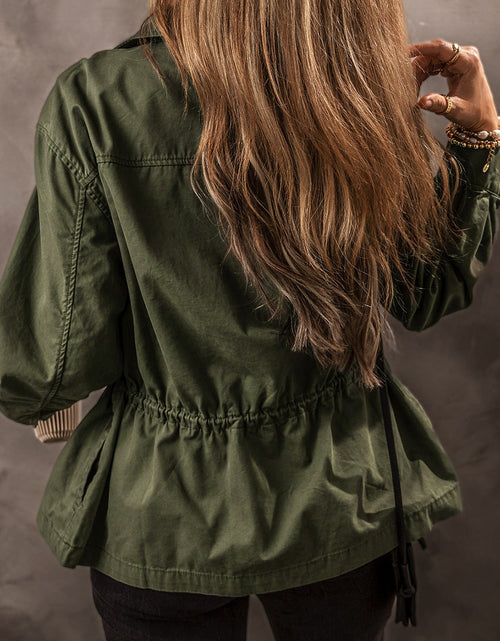 Load image into Gallery viewer, Zip Up Long Sleeve Jacket
