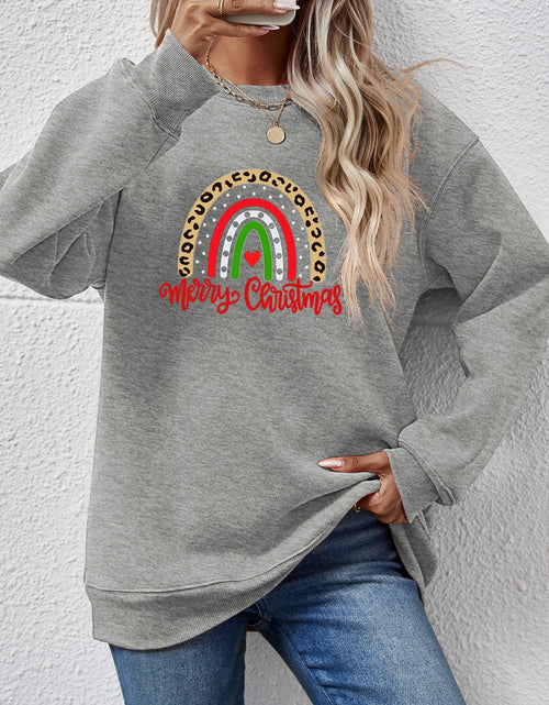 Load image into Gallery viewer, MERRY CHRISTMAS Graphic Sweatshirt
