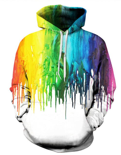 Load image into Gallery viewer, Full Size Printed Drawstring Hoodie with Pockets
