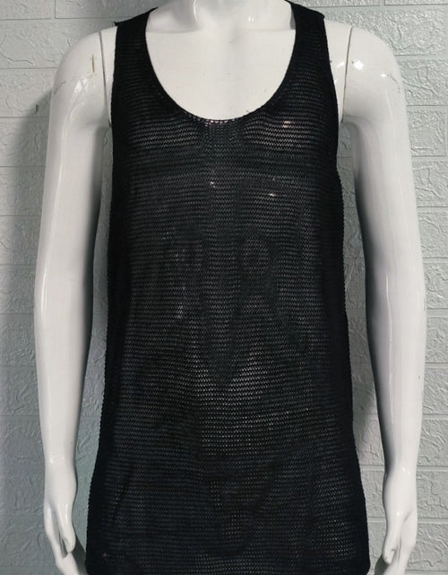 Load image into Gallery viewer, Men's Plus Size Scoop Neck Knit Tank
