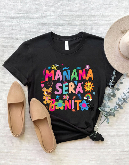 Load image into Gallery viewer, Letter Graphic Round Neck Short Sleeve T-Shirt
